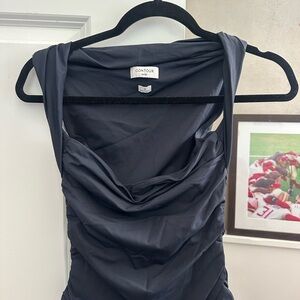 Contour Black Sleeveless Dress